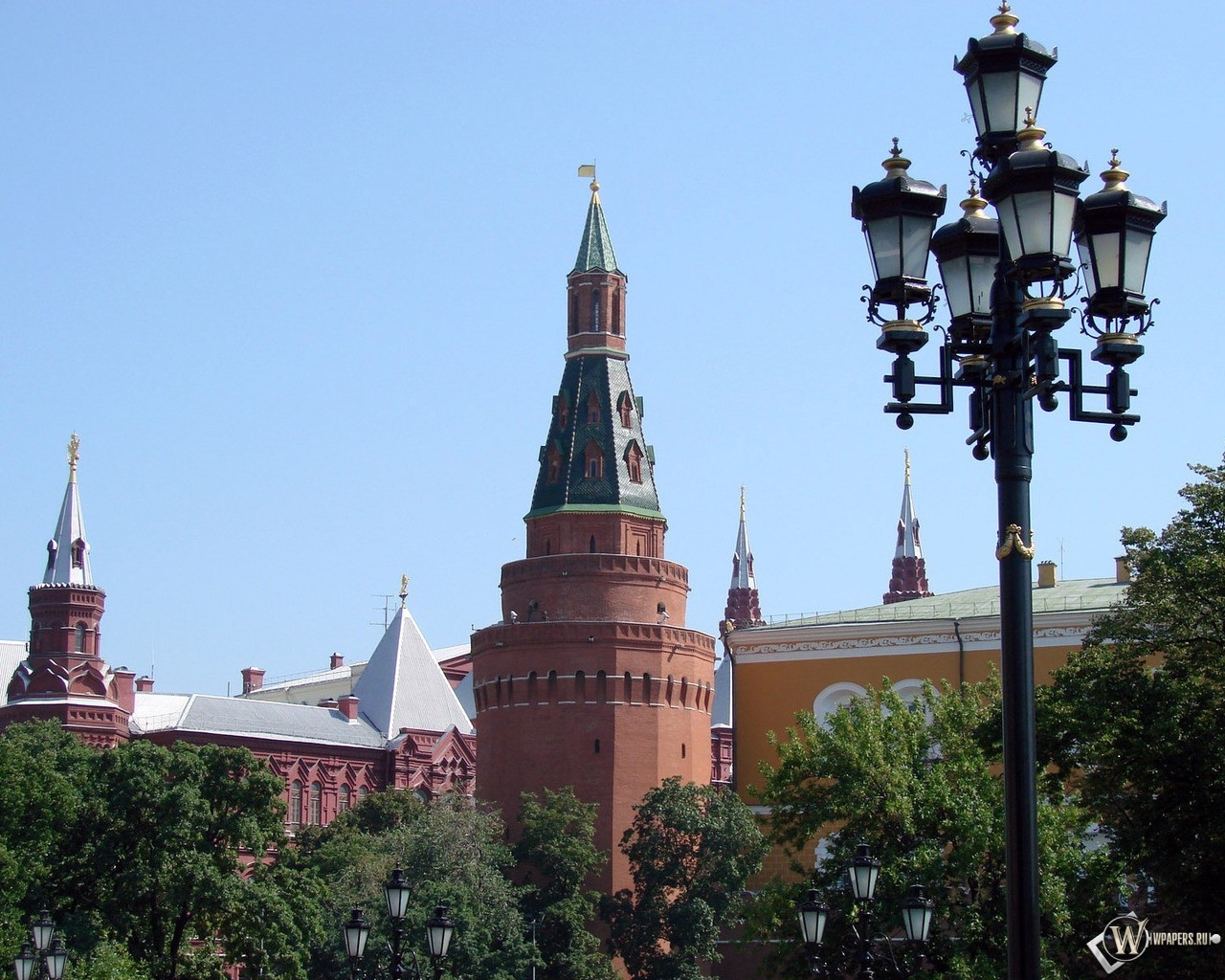 Башни Кремля (Москва) 1280x1024
