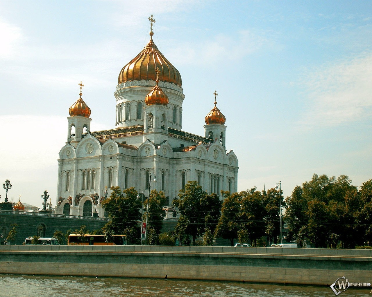 Храм Христа Спасителя (Москва) 1280x1024