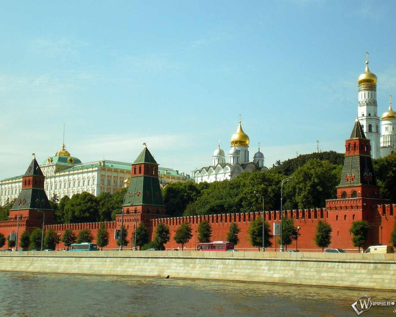 Кремлёвская стена (Москва) 1280x1024
