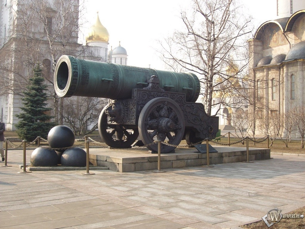 Москва Царь-пушка 1024x768