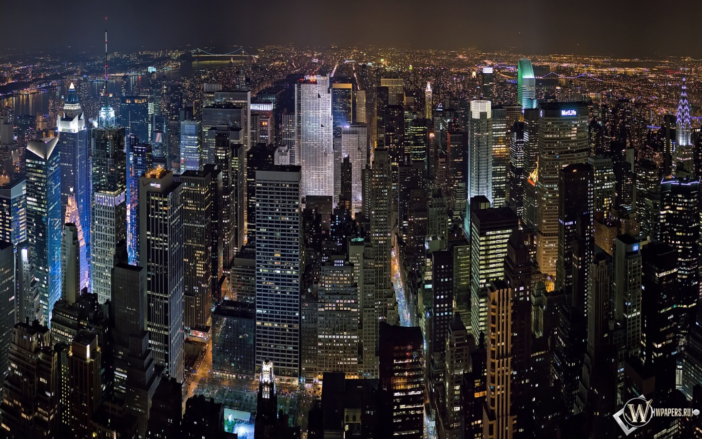 Ночной Нью-Йорк 1440x900