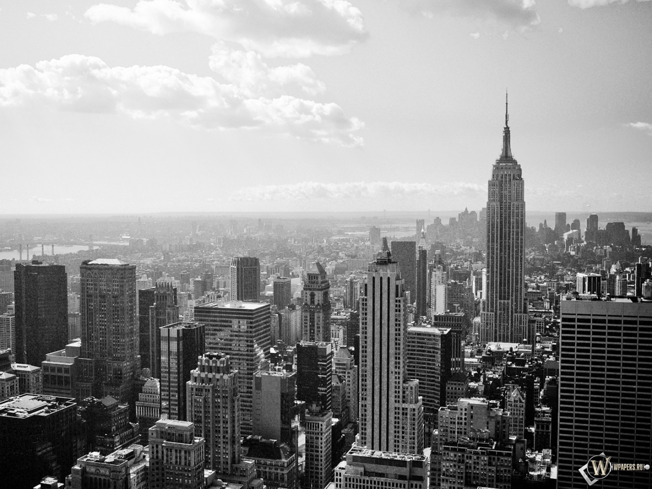 New-York black and white 1280x960