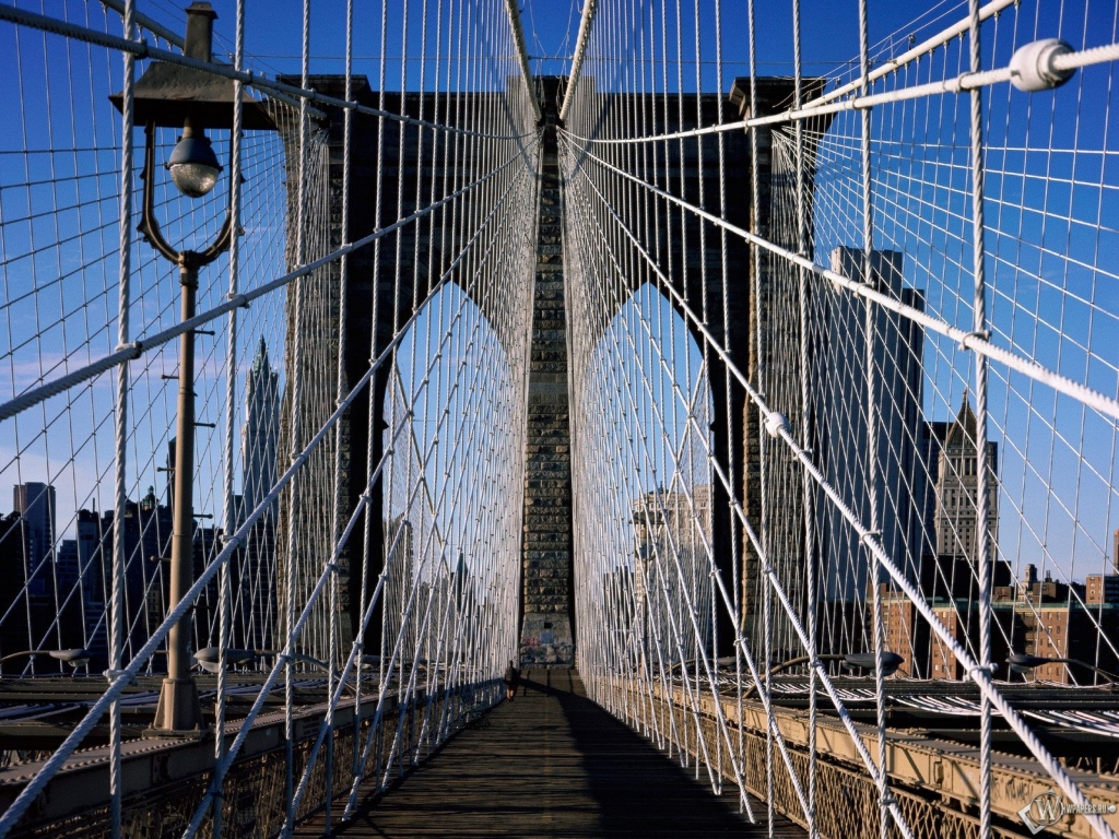Brooklyn Bridge - New York 1024x768