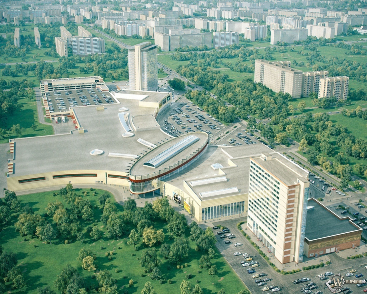 Торгово-деловой комплекс в Омске 1280x1024