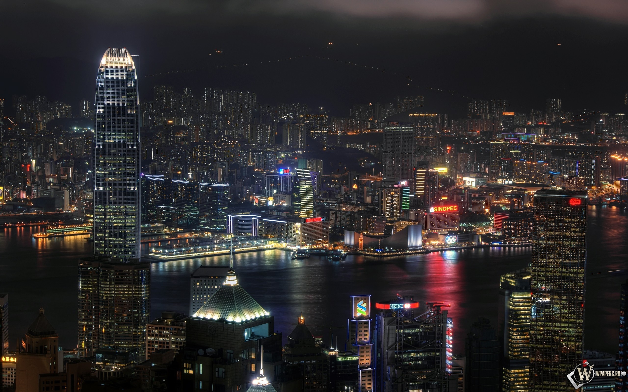 Ночной Гонконг 2560x1600