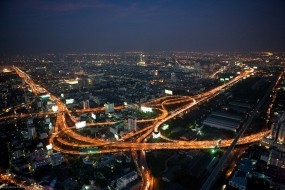 Обои Бангкок Байок Скай: Город, Ночь, Здания, Прочие города