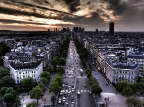 Обои Франция Париж: Город, Тучи, Здания, Прочие города