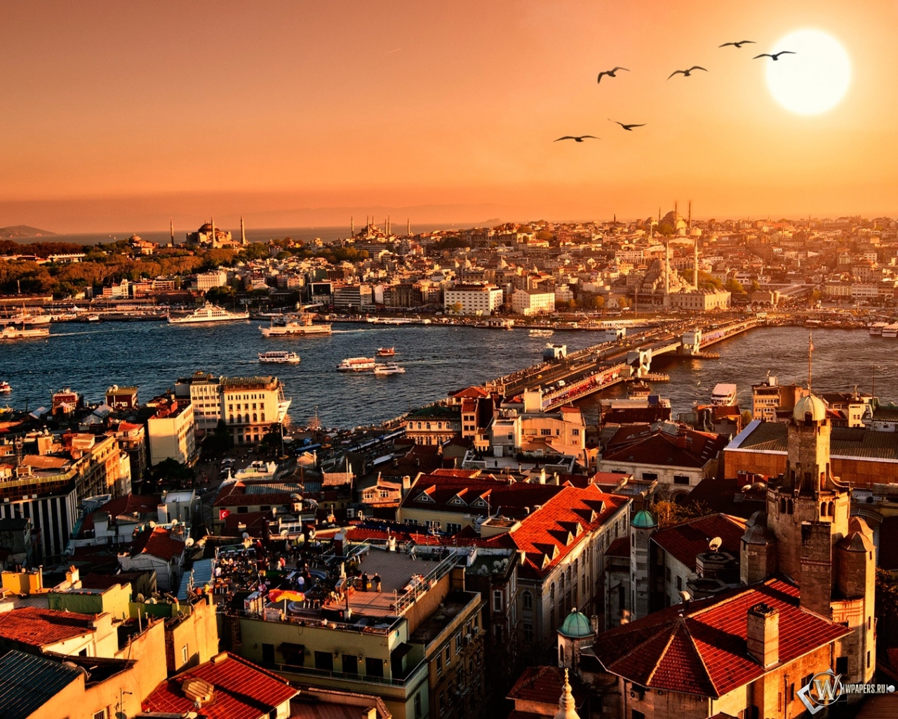 Солнечный Стамбул 1280x1024