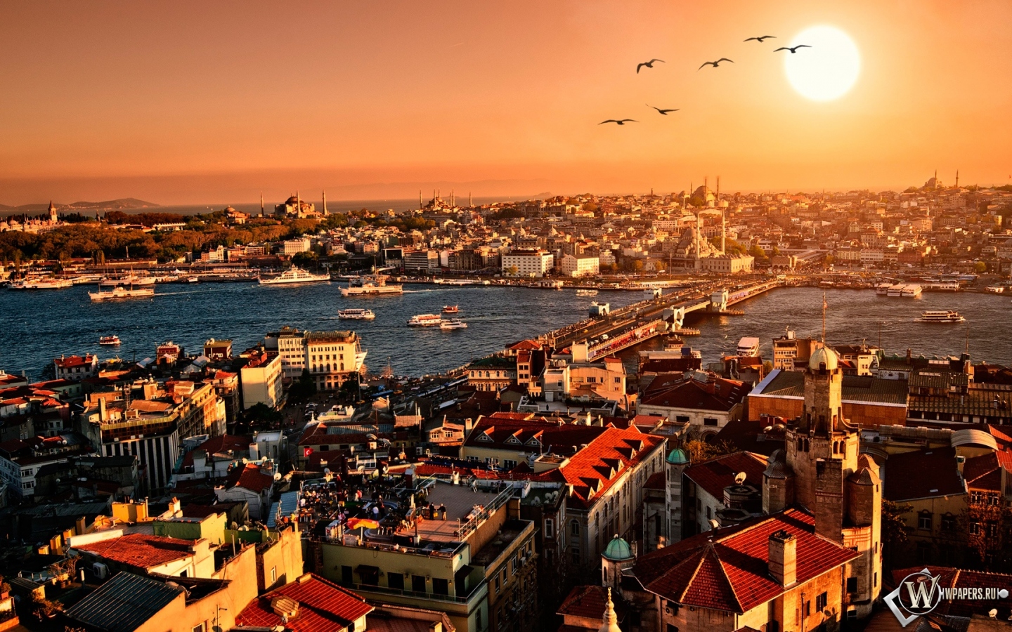 Солнечный Стамбул 1440x900
