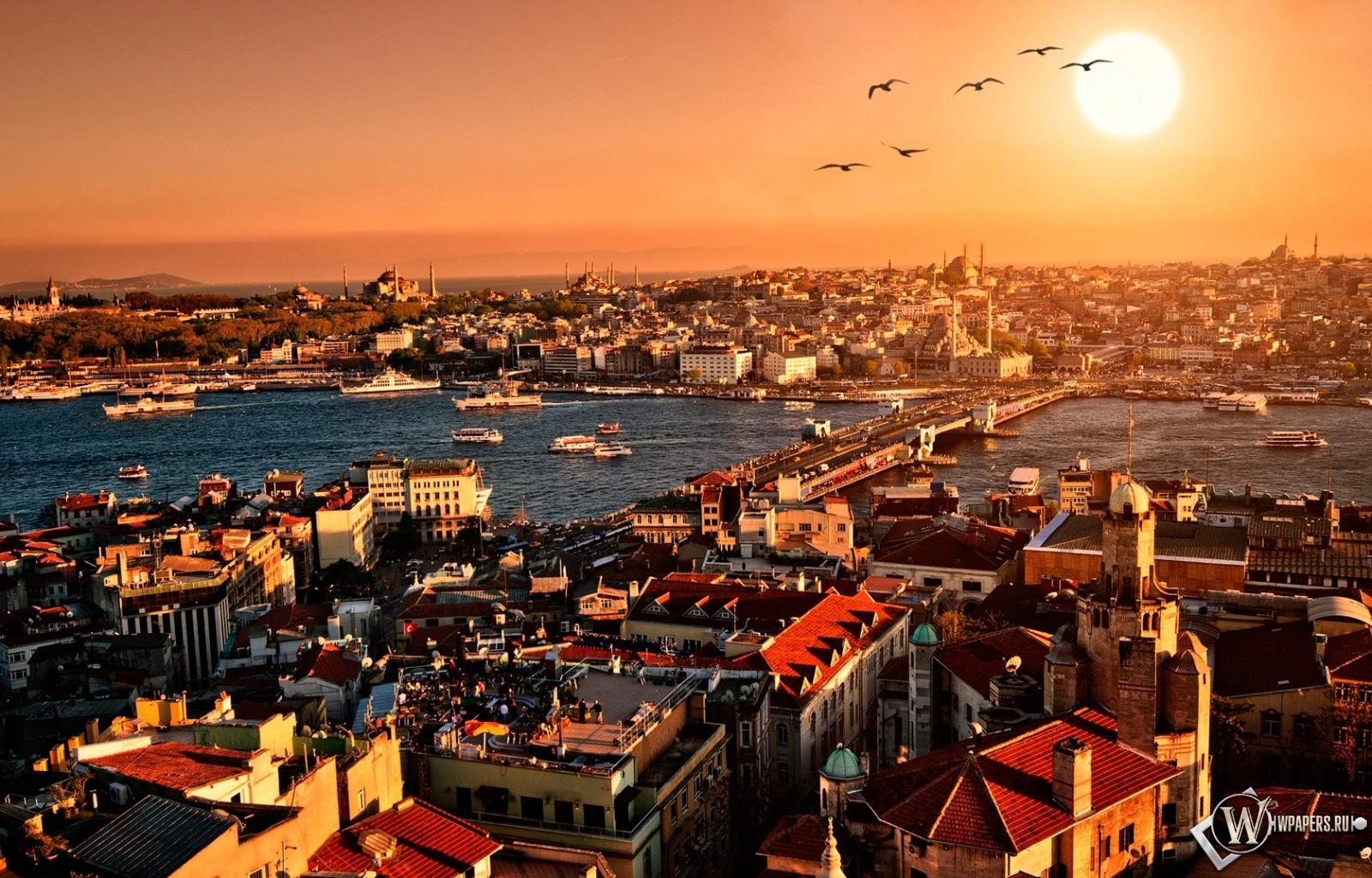Солнечный Стамбул 1600x1024
