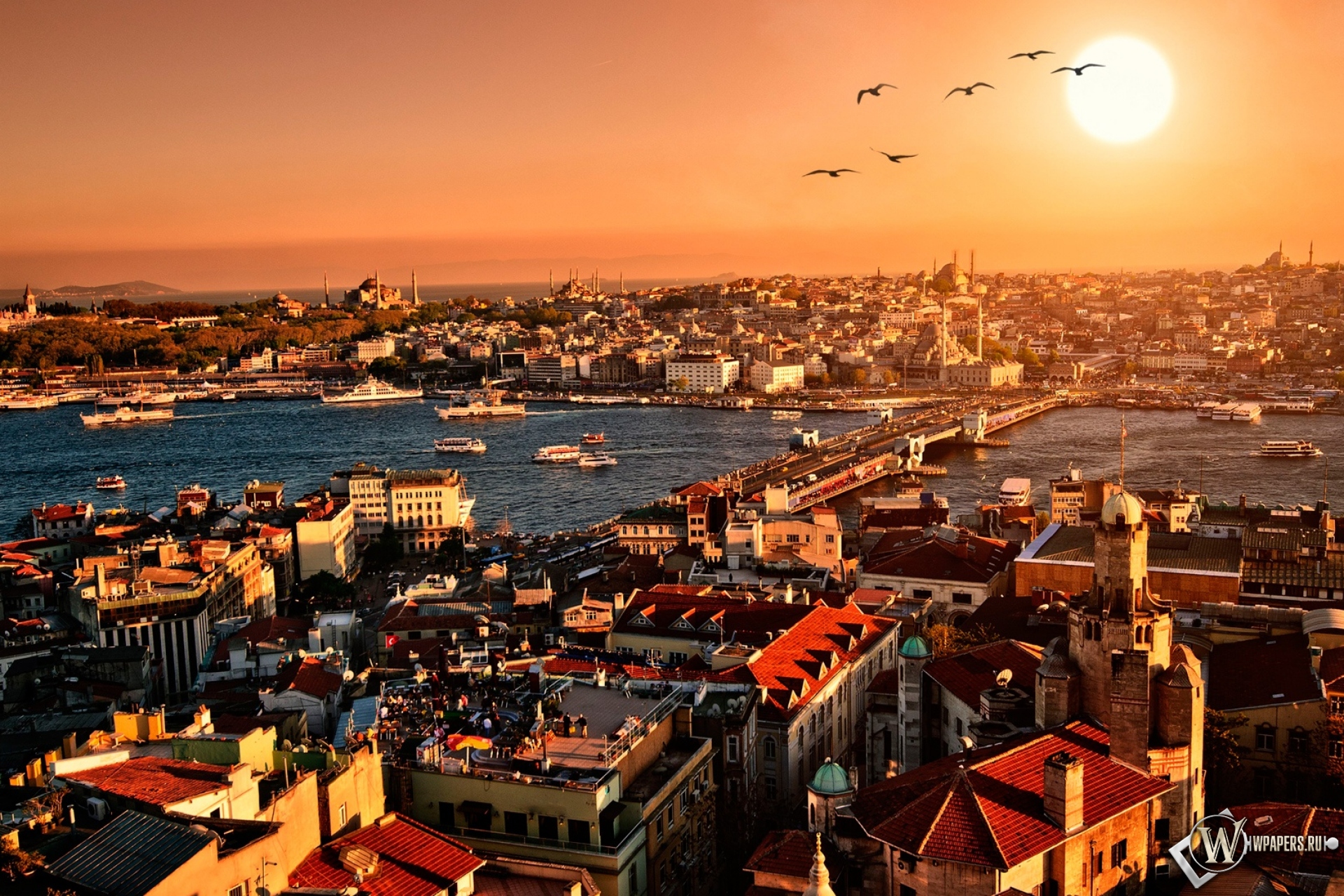 Солнечный Стамбул 1920x1280