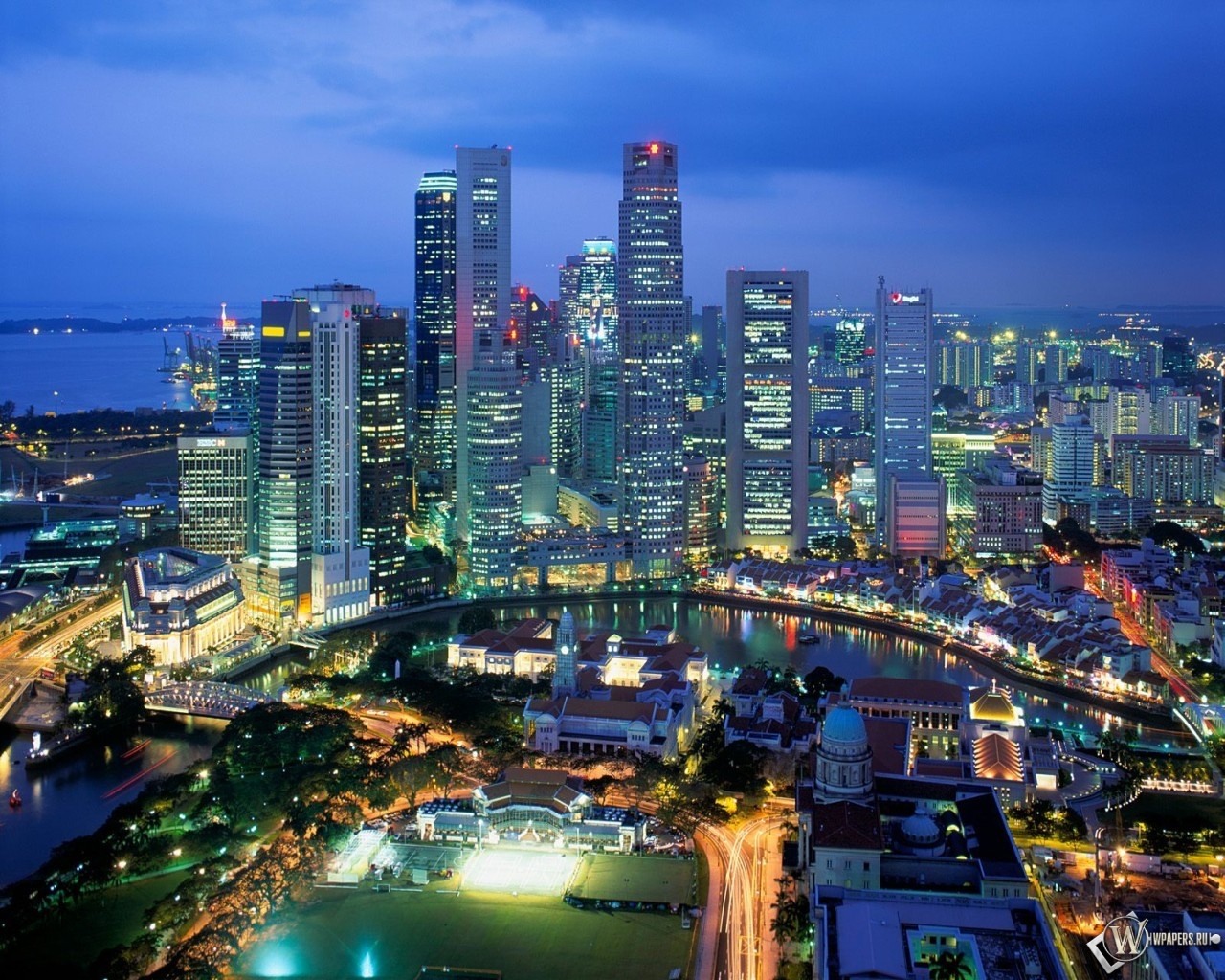 Aerial View - Singapore 1280x1024
