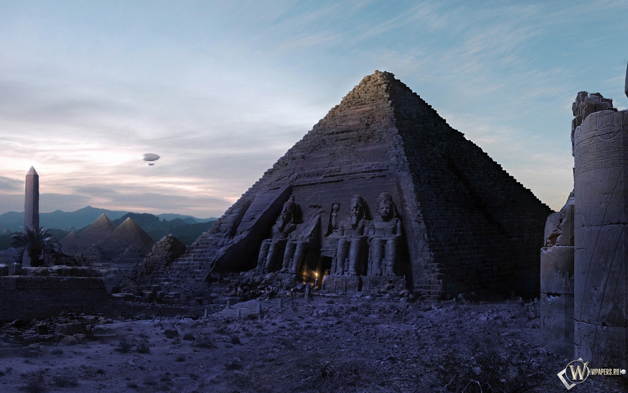 Пирамида в Египте 1280x800