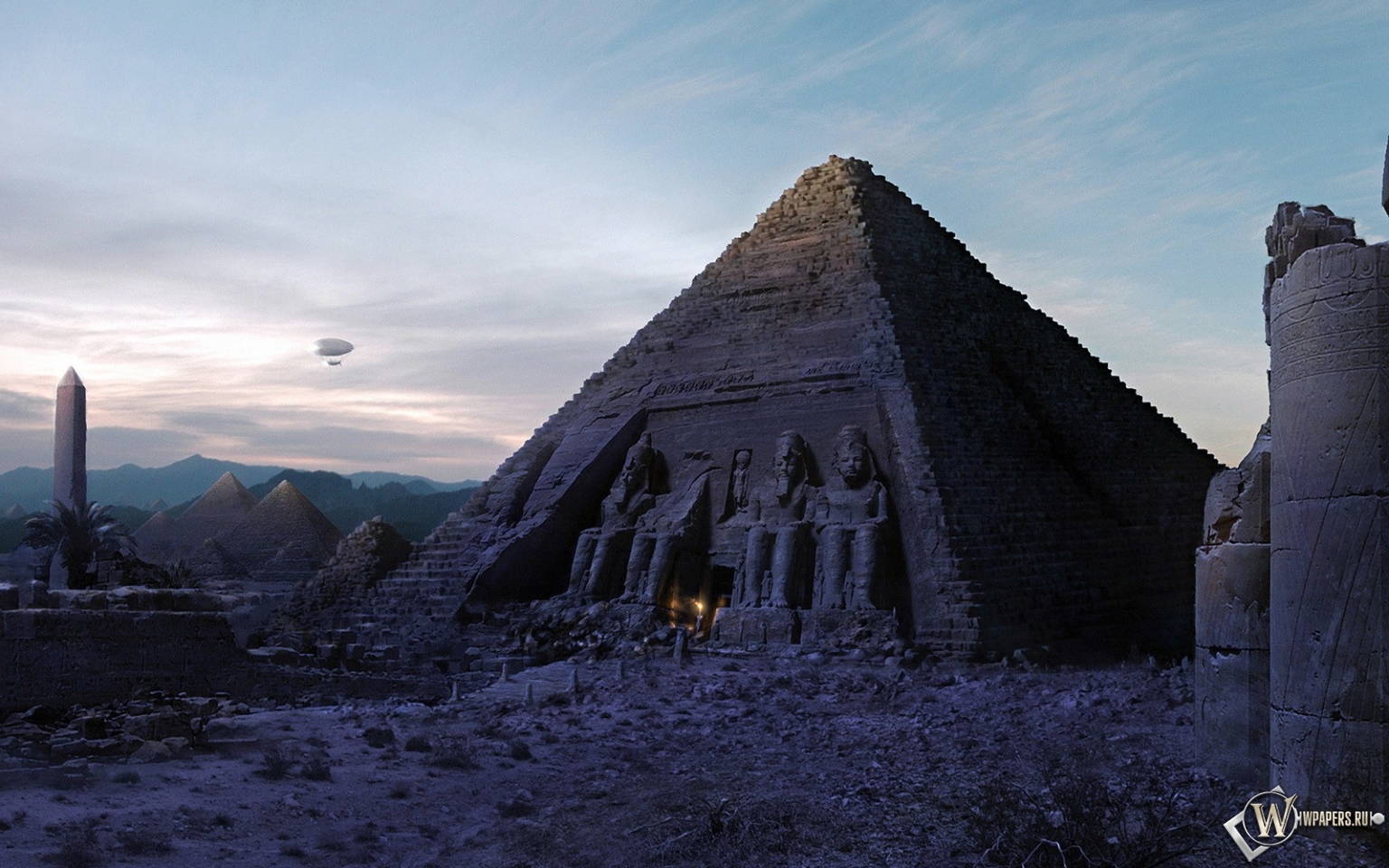 Пирамида в Египте 1536x960