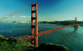 Обои Золотые ворота: Река, Мост, Золотые ворота, Сан-Франциско, Прочие города