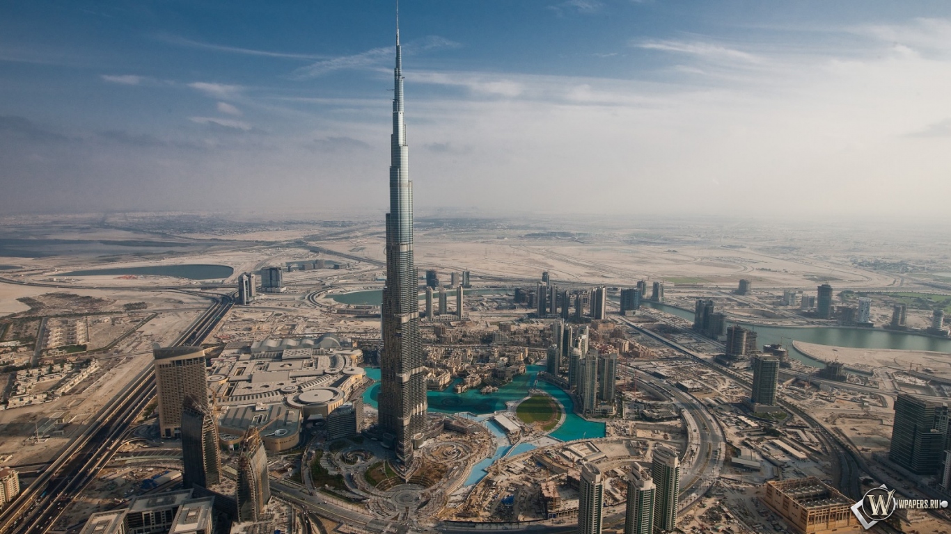 Burj Dubai 1366x768