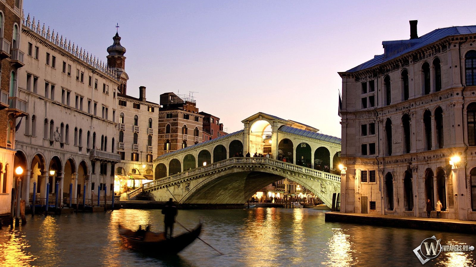 Вечерняя Венеция 1600x900