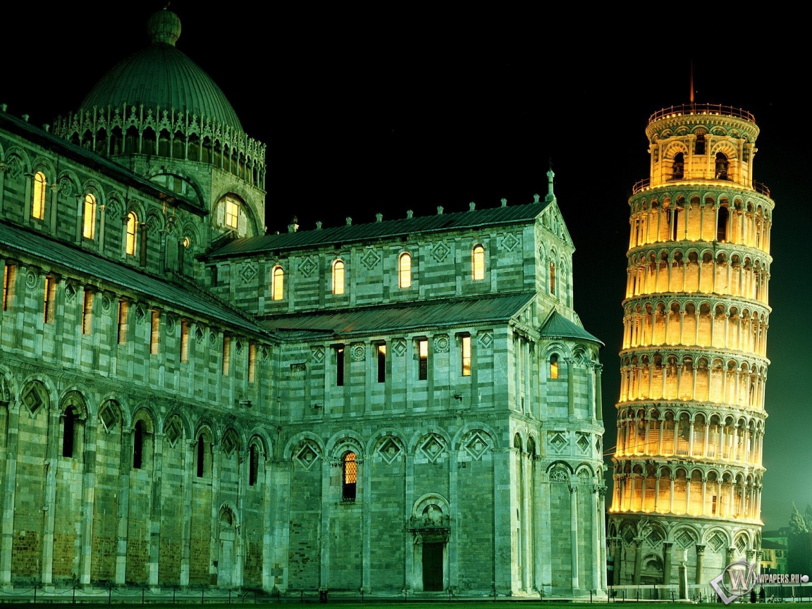 Башня Пиза в Италии 1152x864