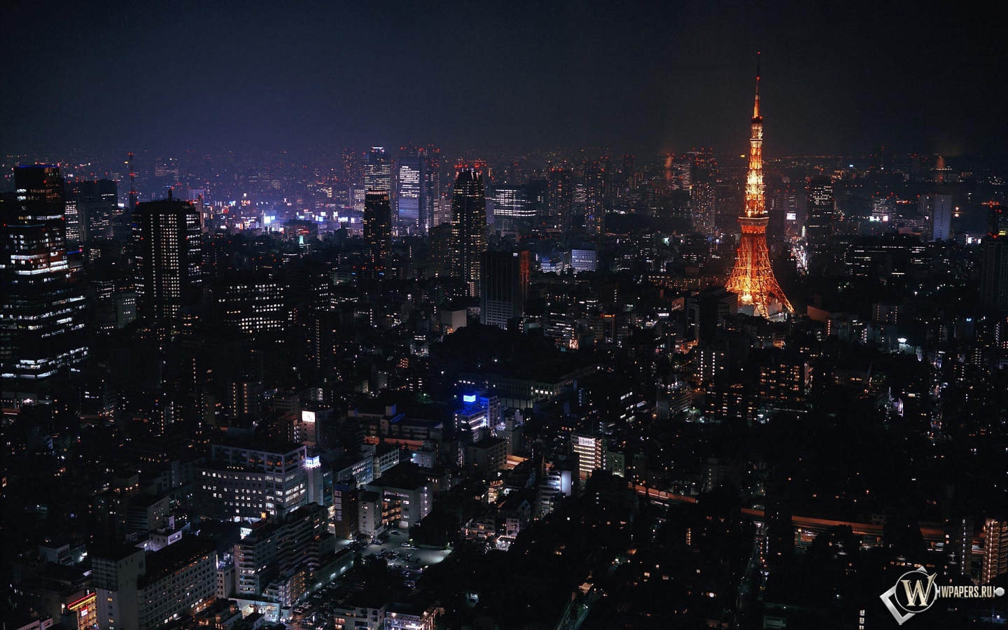 Токио ночью 1440x900