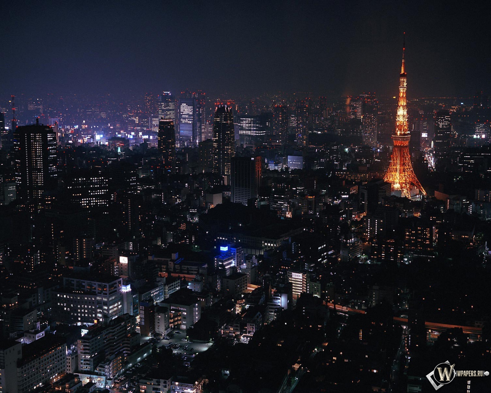 Токио ночью 1600x1280