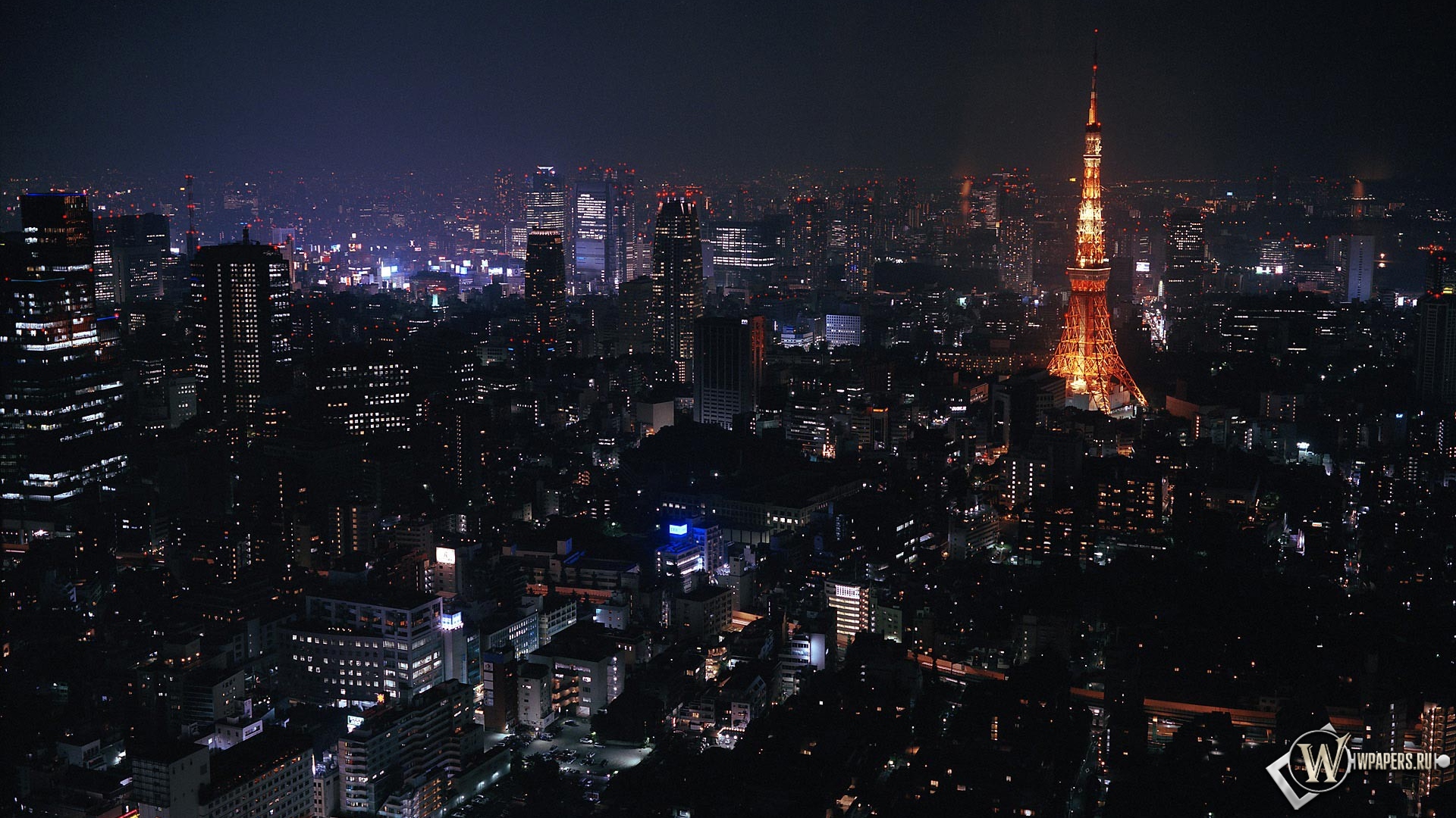 Токио ночью 1920x1080