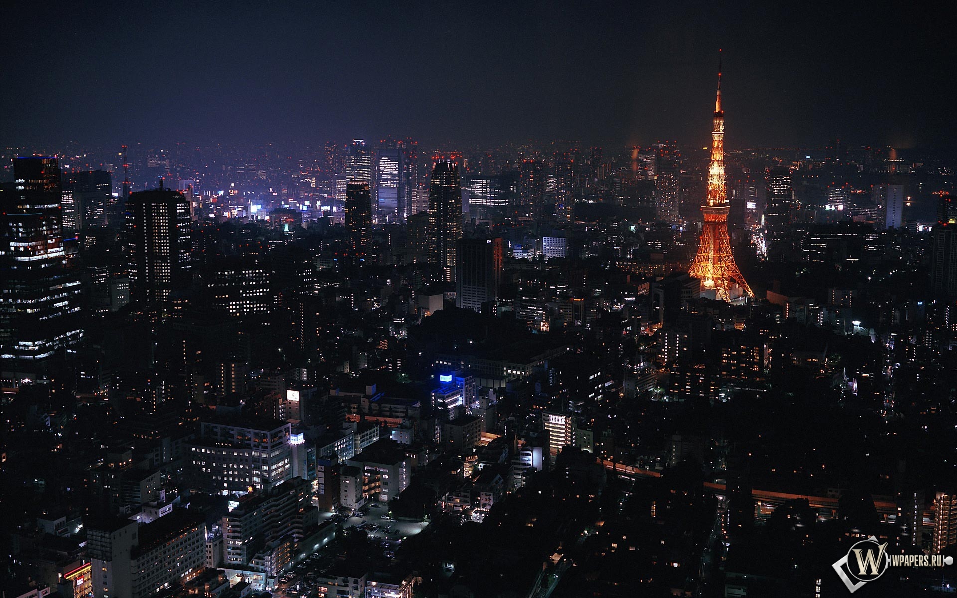 Токио ночью 1920x1200