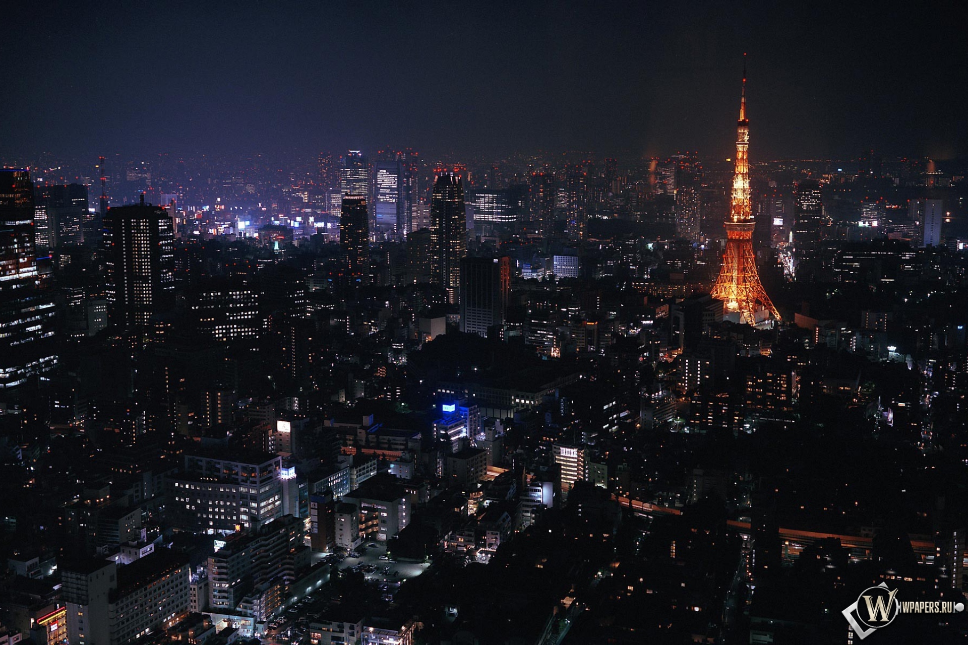 Токио ночью 1920x1280