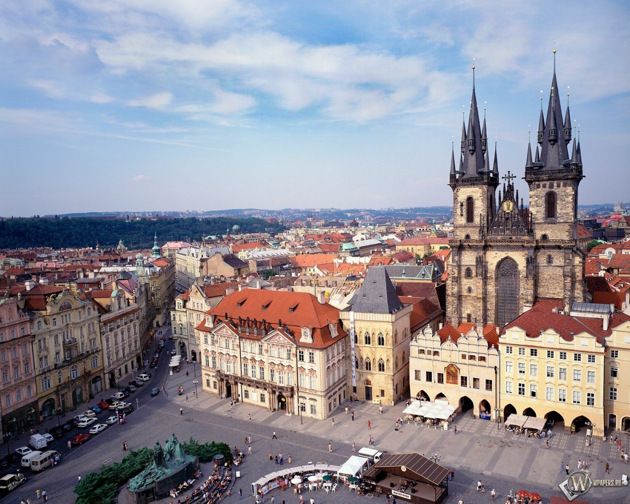 Old Town Square в Праге 1280x1024