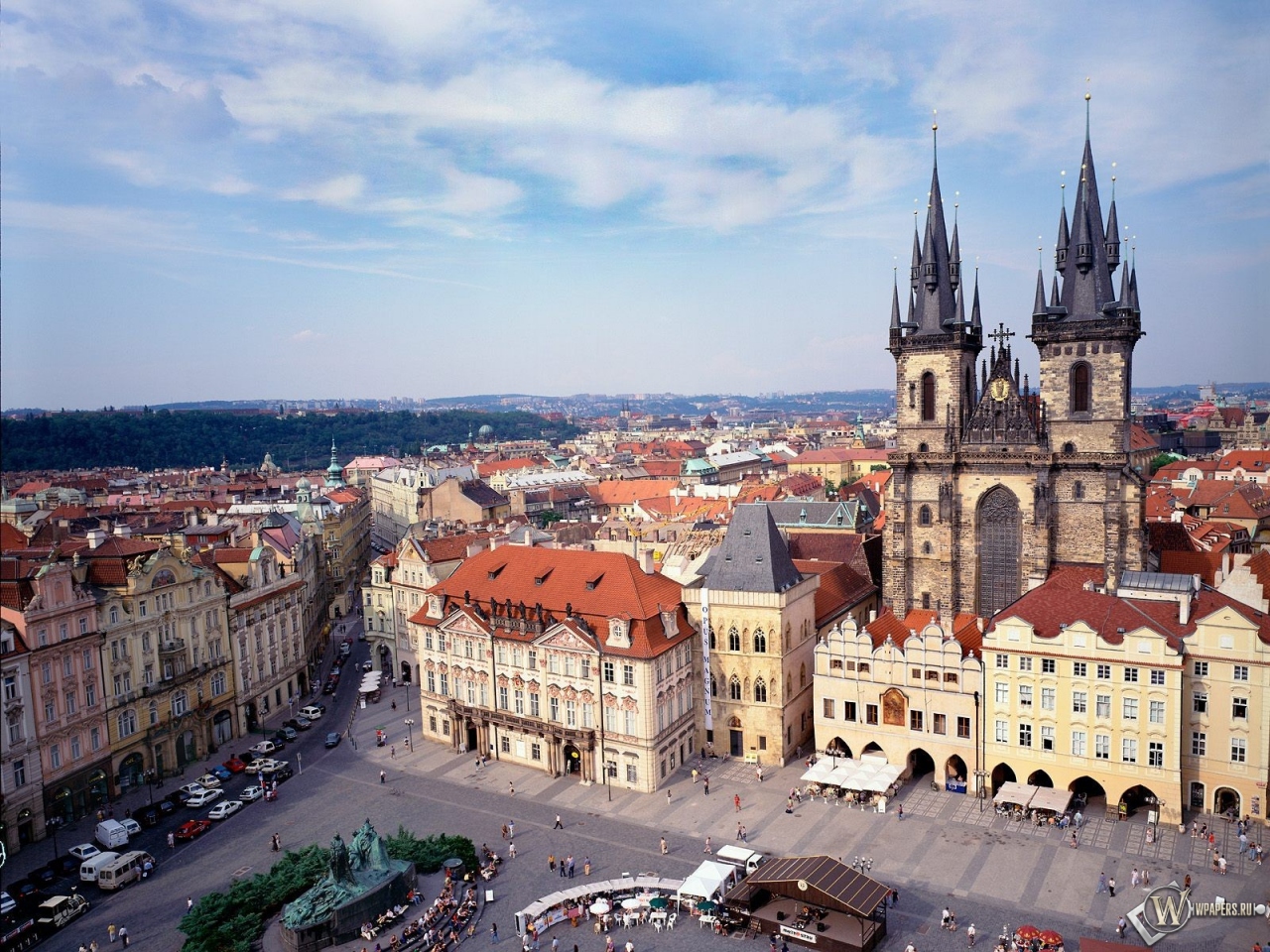 Old Town Square в Праге 1280x960
