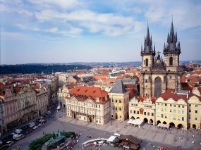 Обои Old Town Square в Праге: Чехия, Прага, Площадь, Прочие города