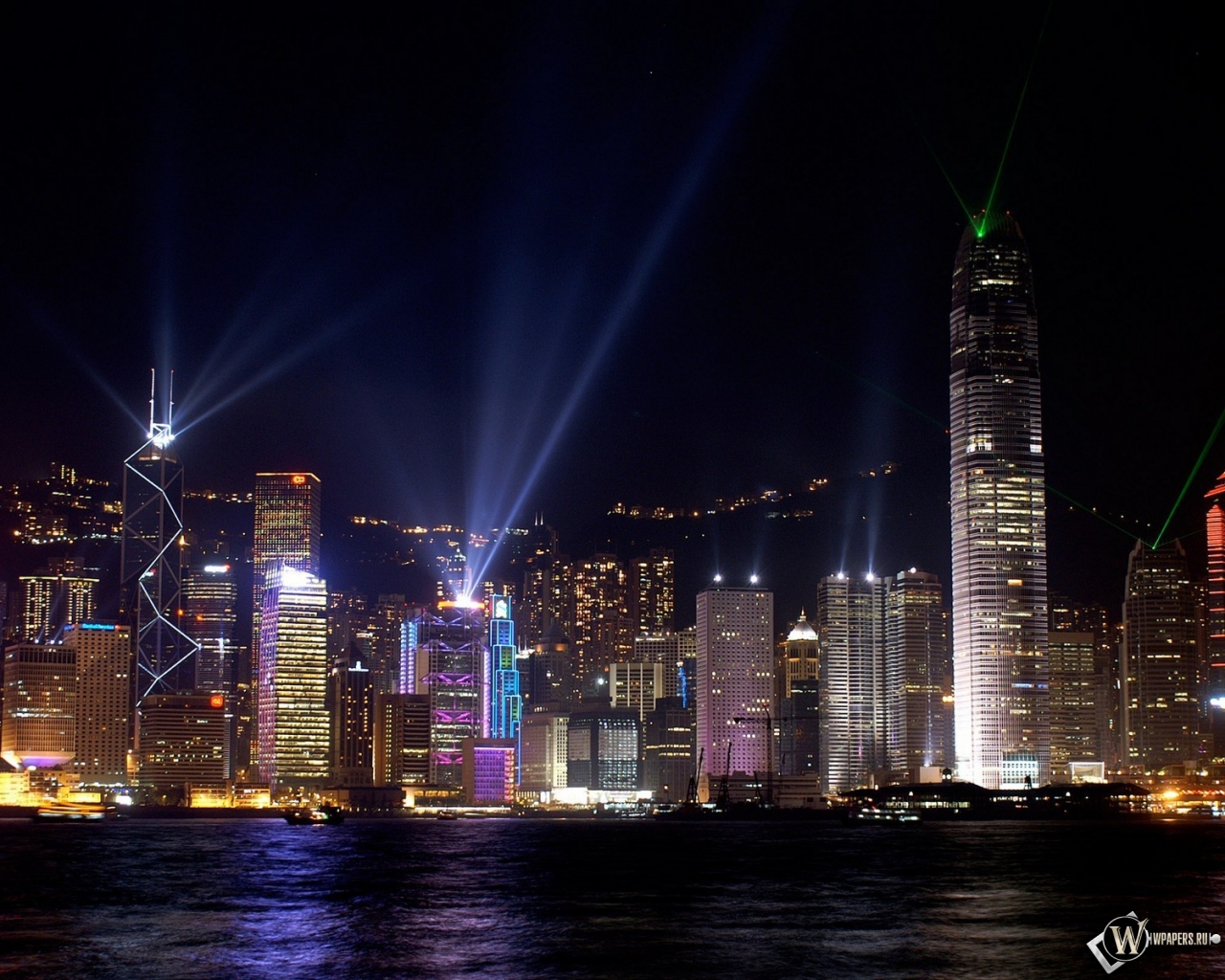 Ночьной Гонконг 1280x1024