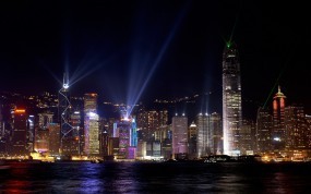 Обои Ночьной Гонконг: Ночь, Дома, Гонконг, Прочие города