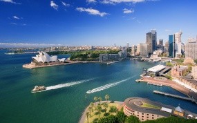 Обои Сидней: Небоскрёбы, Сидней, Корабли, Прочие города