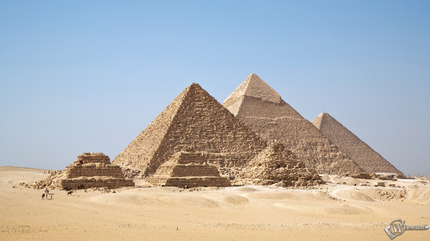 Пирамиды в Египте 1366x768