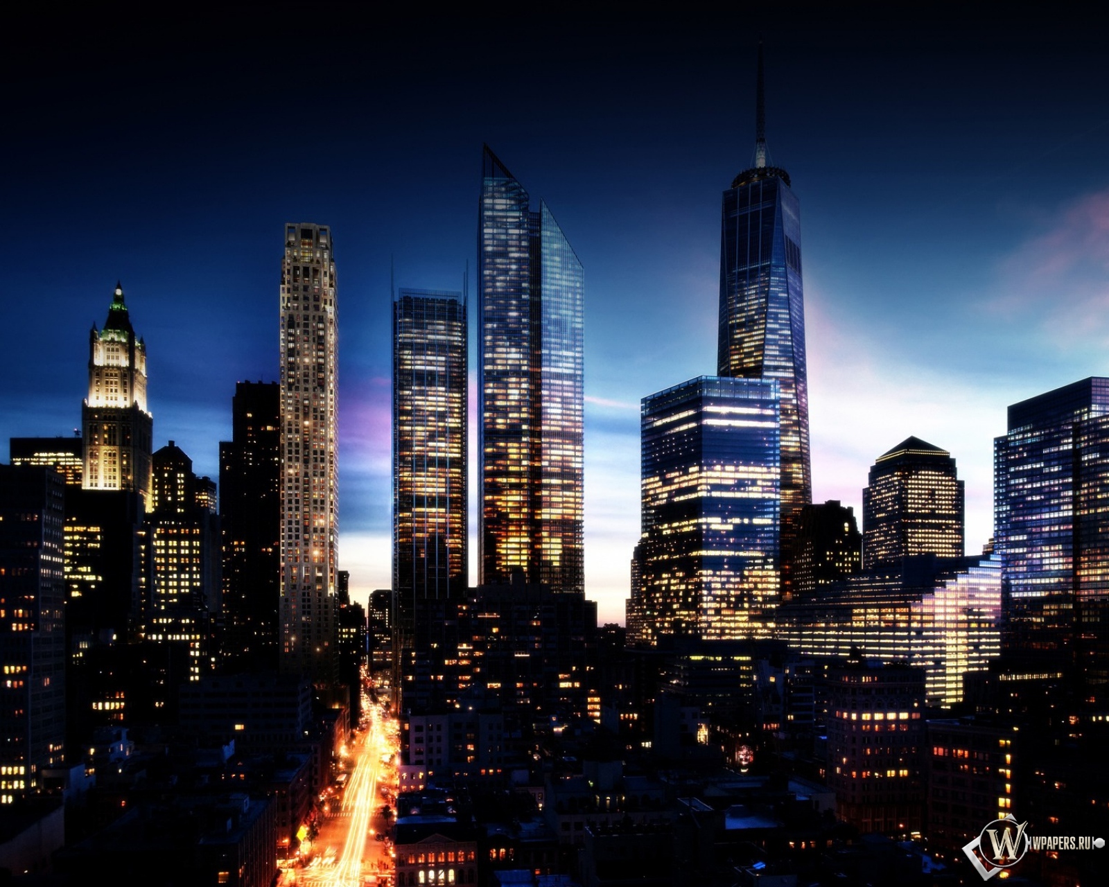 Манхэттен в будущем 1600x1280