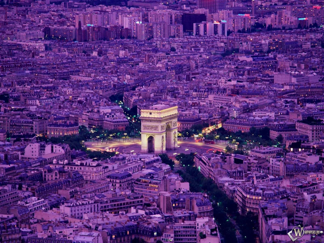 Вечерний Париж 1280x960