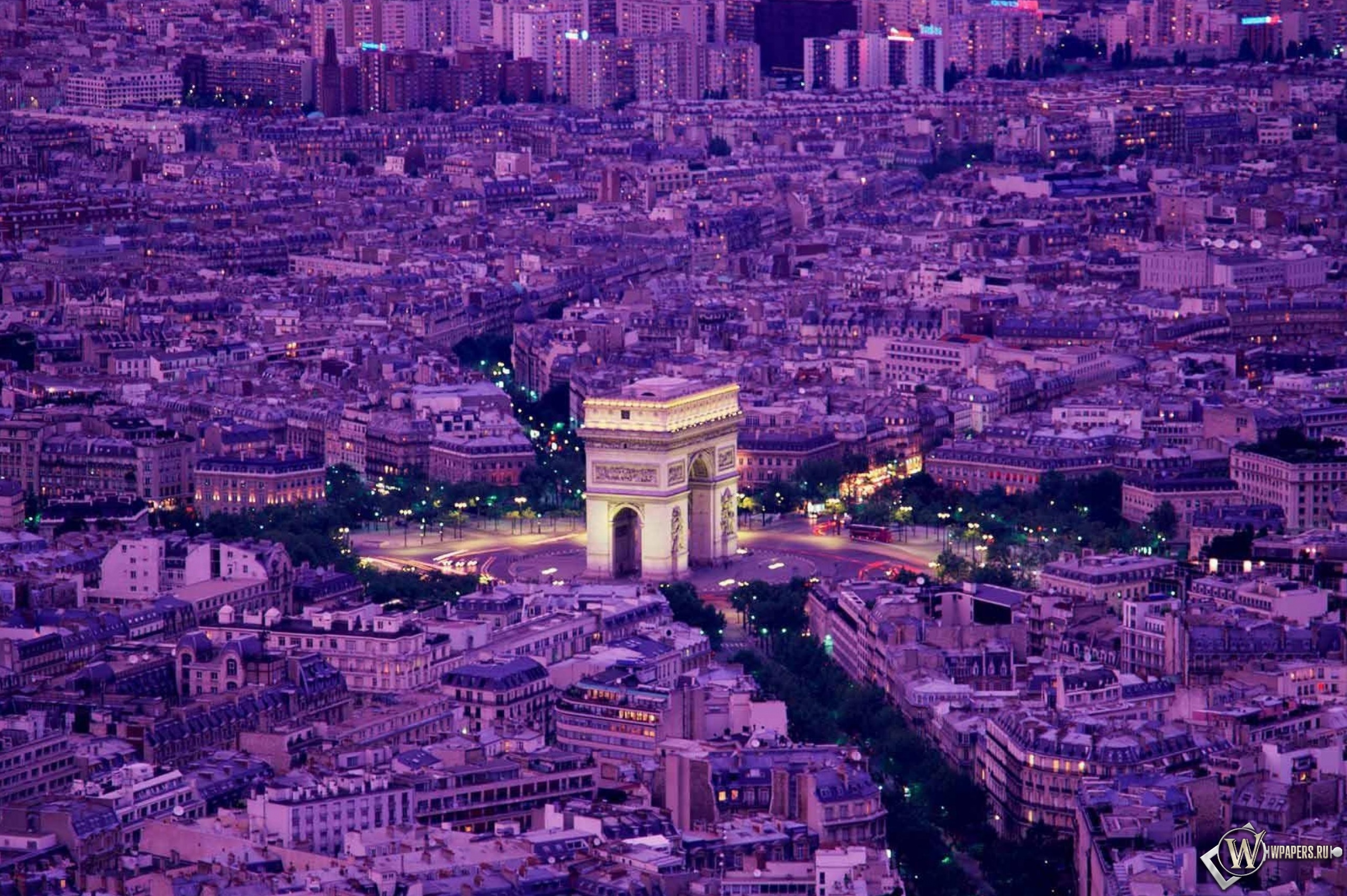 Вечерний Париж 2300x1530