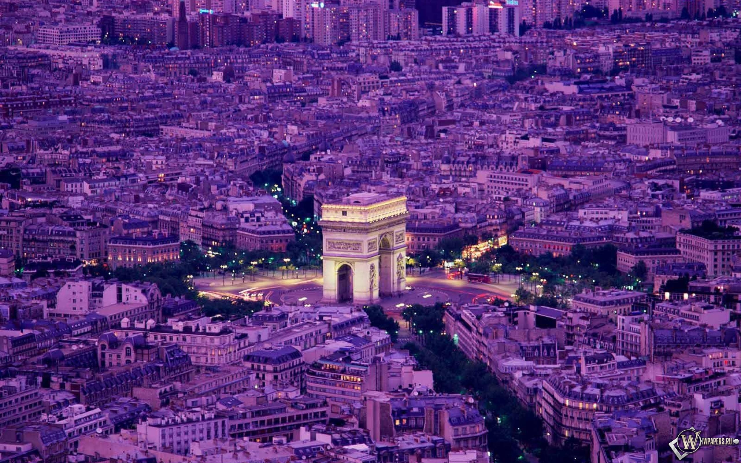 Вечерний Париж 2560x1600