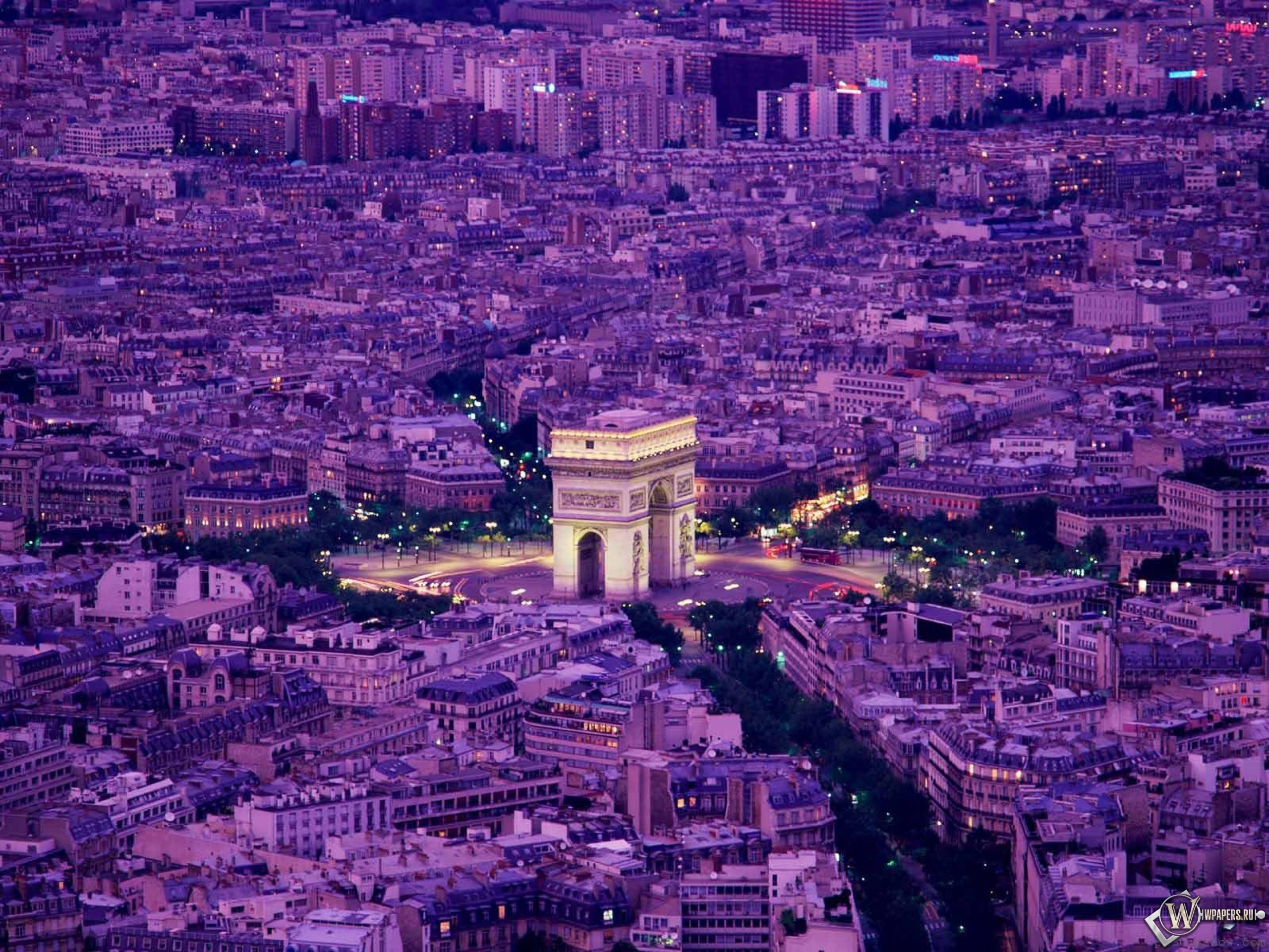 Вечерний Париж 2560x1920
