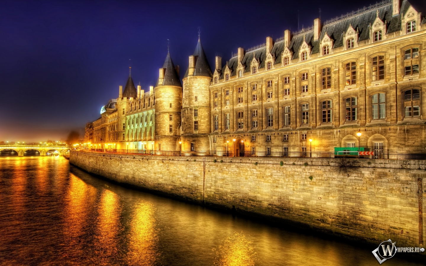 Париж ночью 1440x900