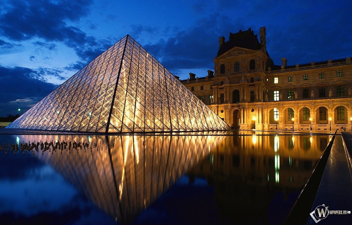 Лувр - Париж - Франция 1200x768