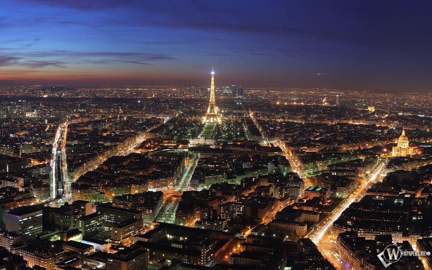 Огни Парижа 1440x900