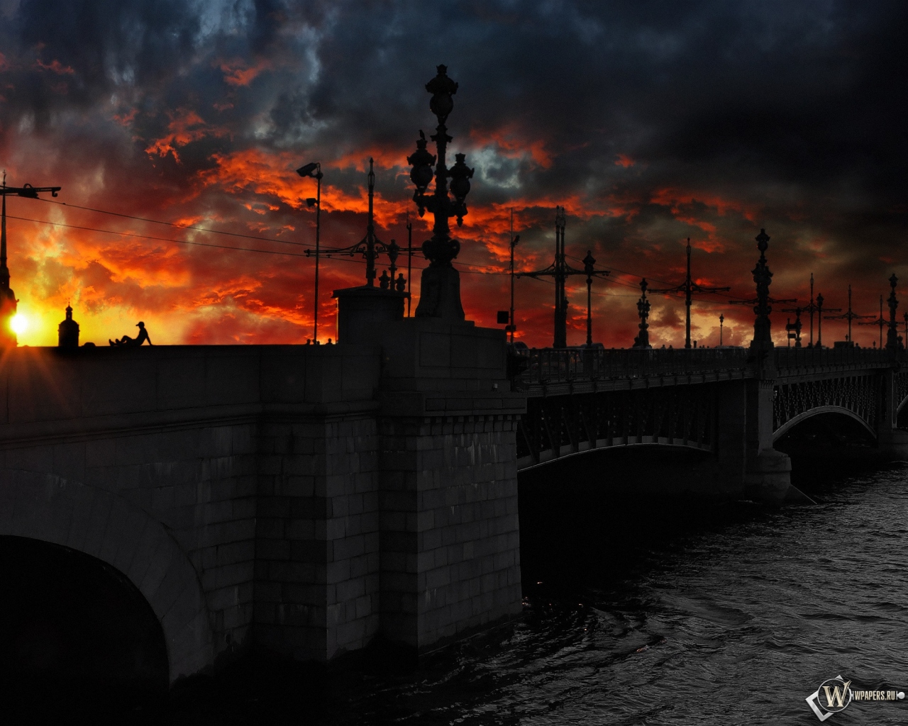 Мост в Санкт-Петербурге 1280x1024