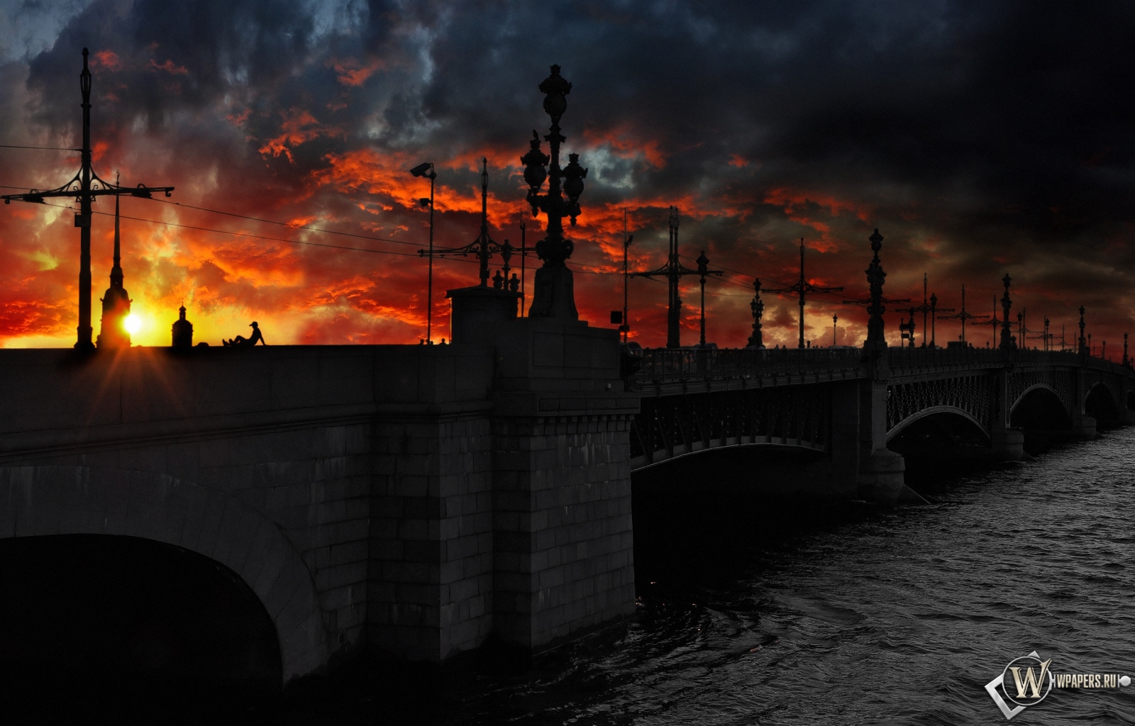 Мост в Санкт-Петербурге 1600x1024