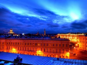 Обои Крыши питера: Санкт-Петербург, Питер, Крыши, Белые ночи, Санкт-Петербург