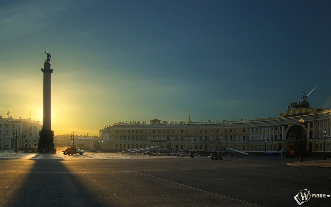 Санкт-петербург дворцовая площадь 1280x800