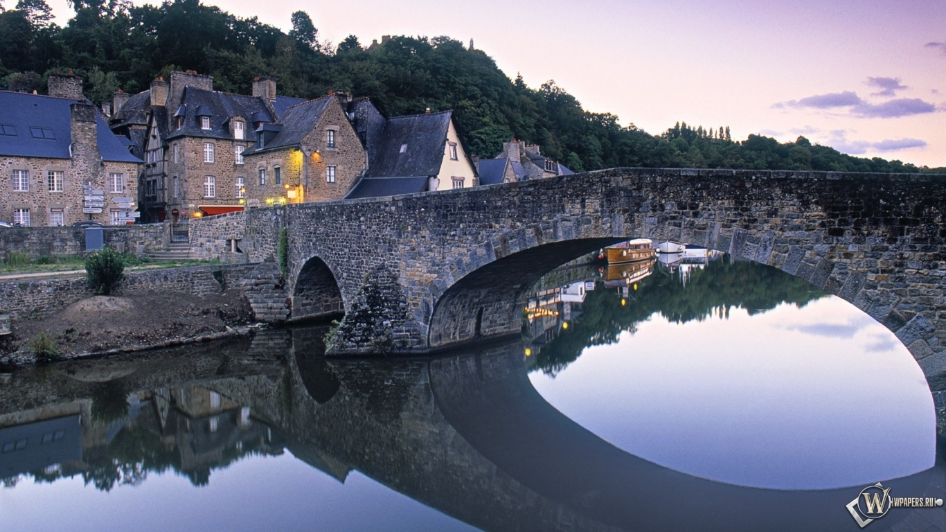 Мост во Франции 1366x768