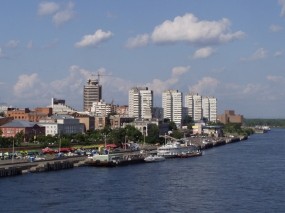 Обои Красноярск: Город, Здания, Города и вода