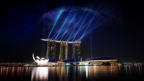 Обои Сингапур: Город, Ночь, Сингапур, Города и вода