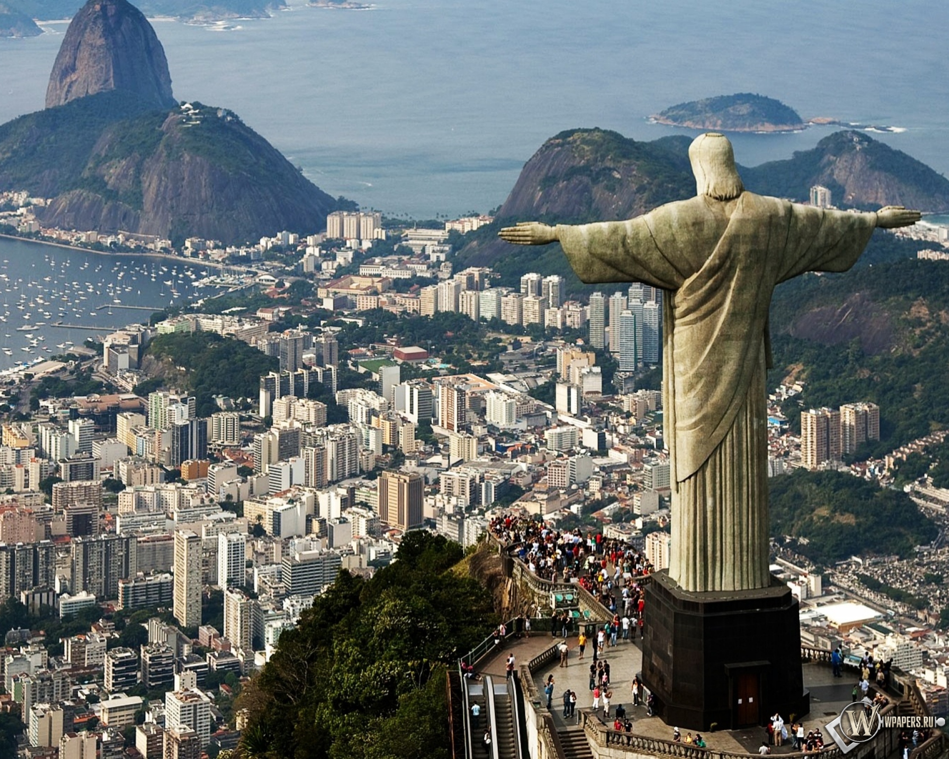 Статуя Христа в Бразилии 1920x1536